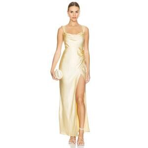 Runaway The Label Havanna Dress in Yellow